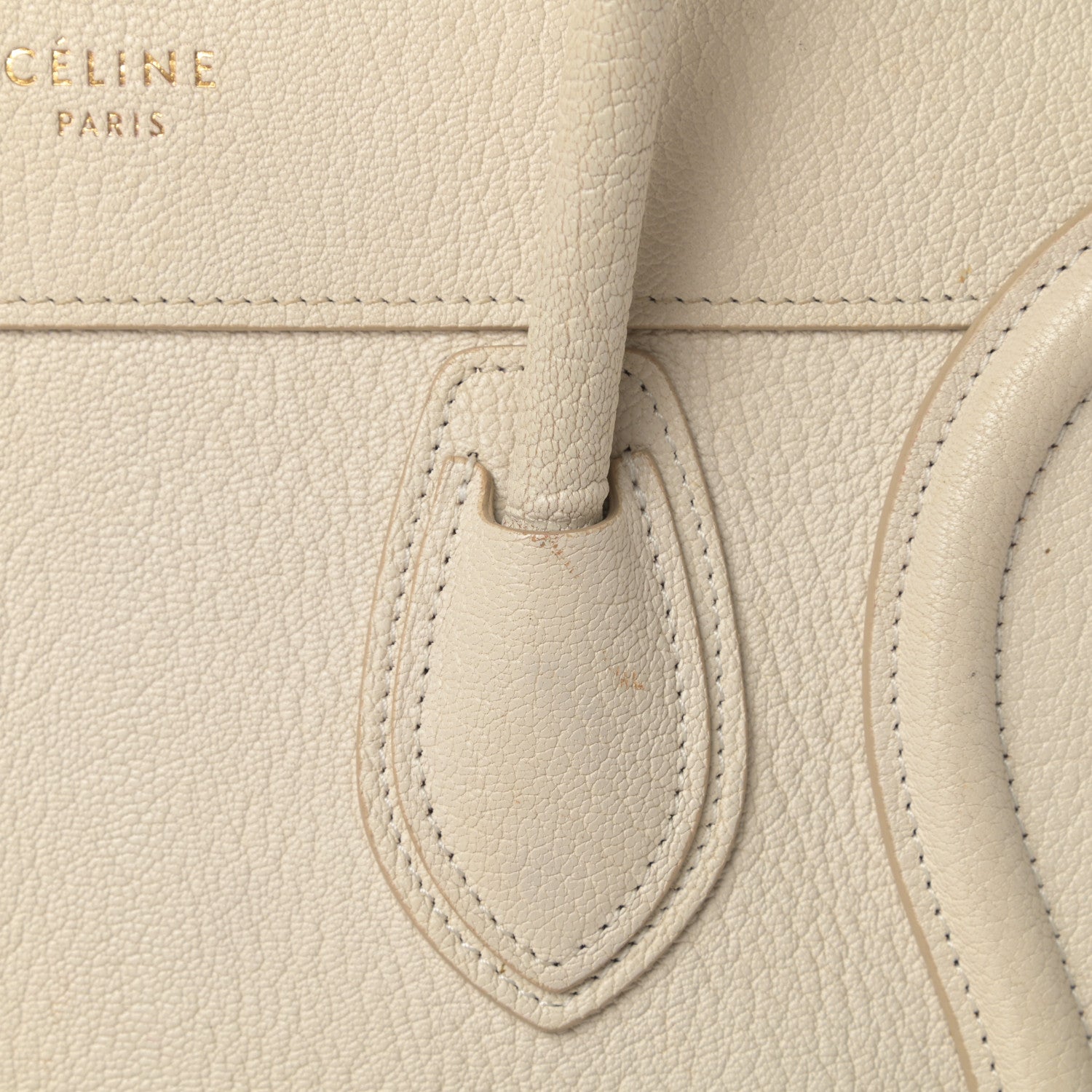 Celine Goatskin Micro Luggage White 16 of 21