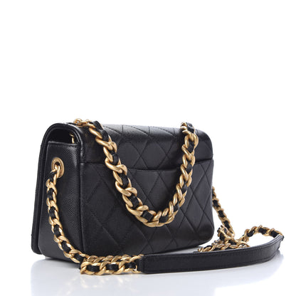 Chanel Caviar Quilted Small Fashion Therapy Flap Bag Black 3 of 10