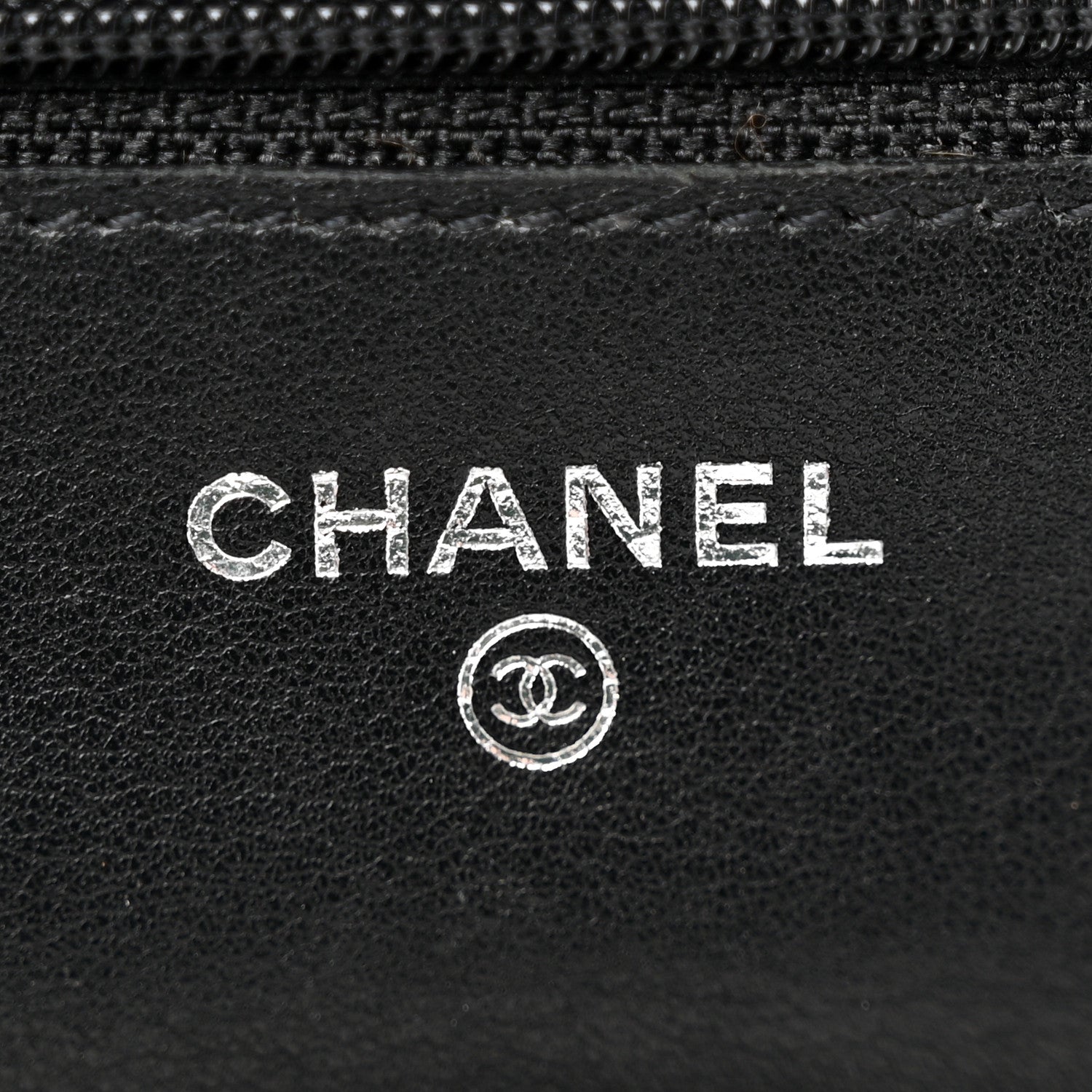 Chanel Aged Calfskin Reissue Wallet On Chain WOC Black 6 of 17