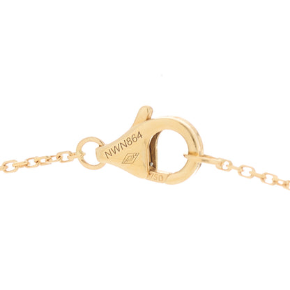 Cartier 18K Yellow Gold Diamond Mother of Pearl XS Amulette de Cartier Pendant Necklace 3 of 4