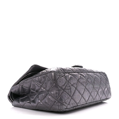 Chanel Metallic Aged Calfskin Quilted 2.55 Reissue 227 Flap Dark Silver 4 of 12