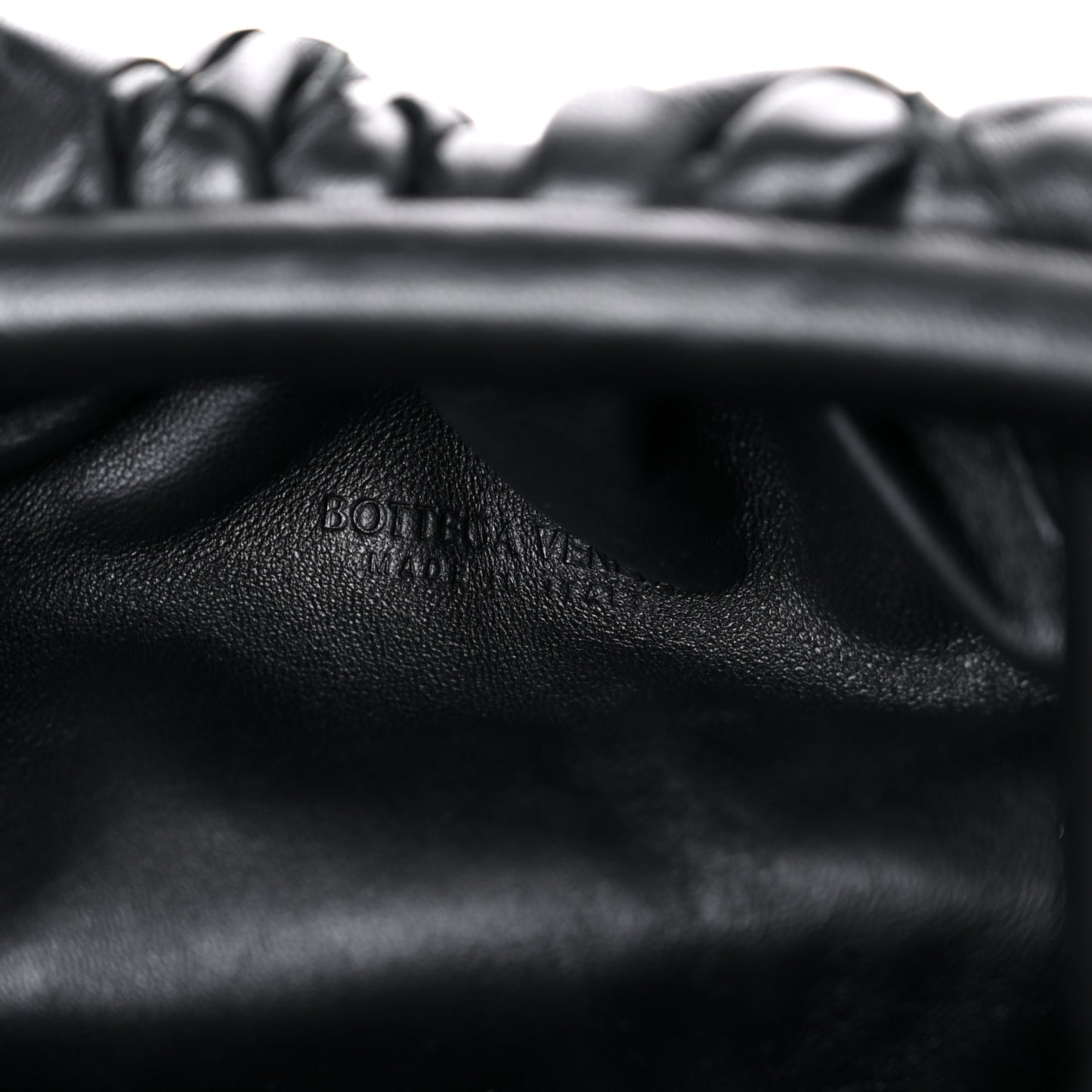 Nappa Intrecciato The Mini Pouch Black