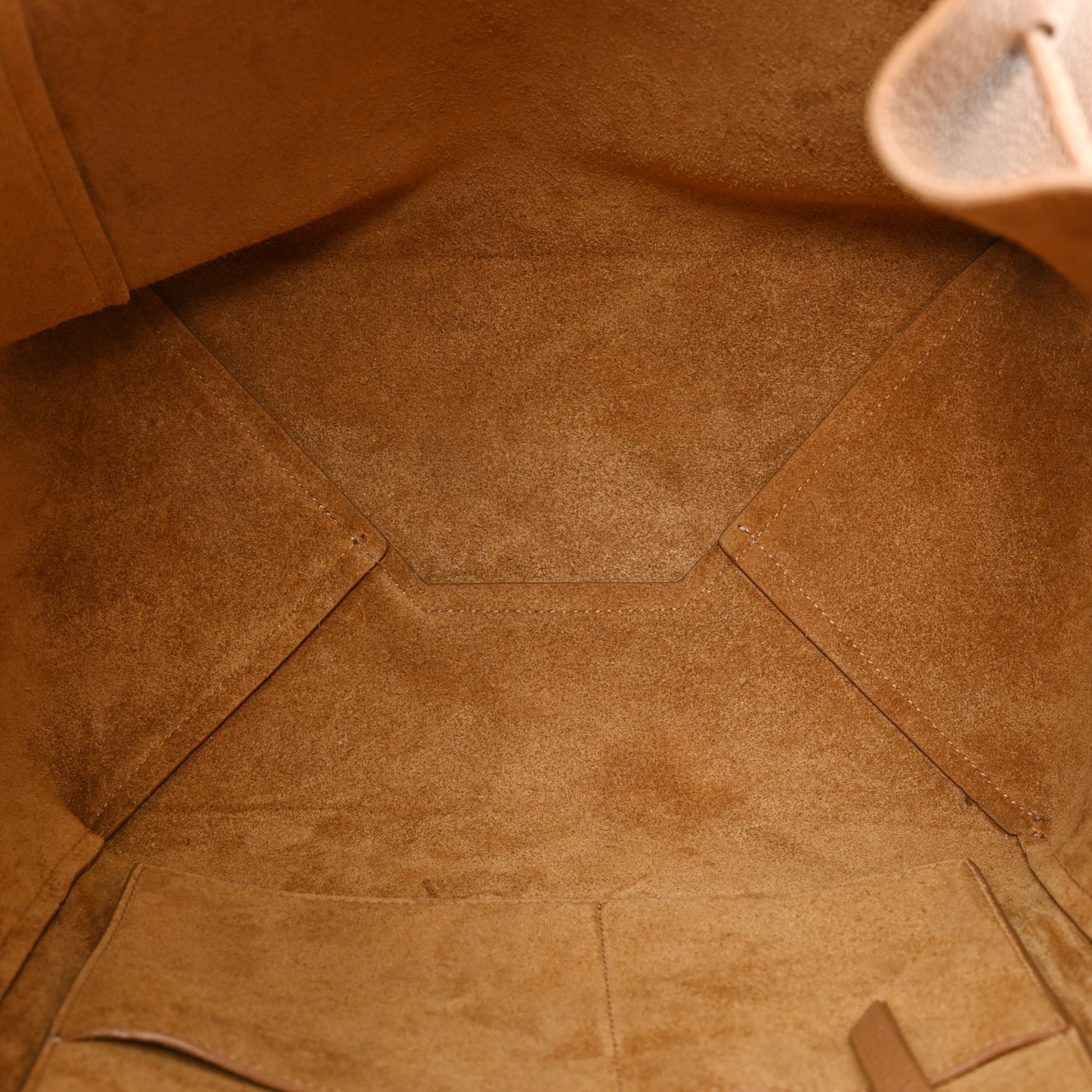 Soft Grained Calfskin Small Belt Cabas Phantom Taupe