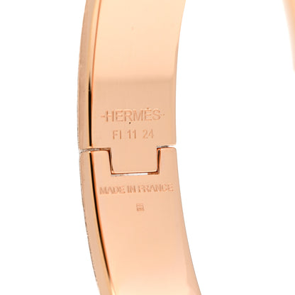 Hermes Enamel Narrow Clic Clac H Bracelet PM White 4 of 5