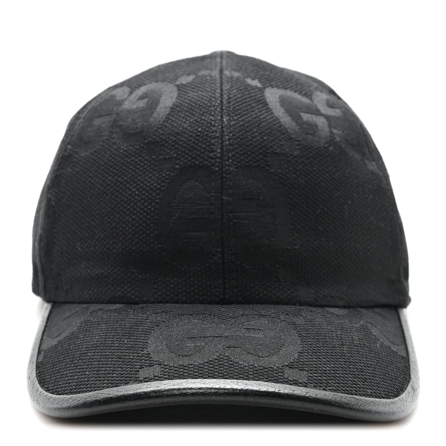 Gucci Monogram Jumbo GG Baseball Hat XXL Black 3 of 9