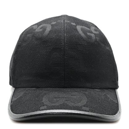 Gucci Monogram Jumbo GG Baseball Hat XXL Black 3 of 9