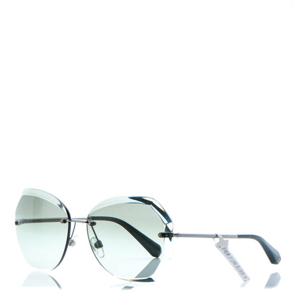 Chanel Metal Spring Round Sunglasses 4220 Gunmetal Green 1 of 8