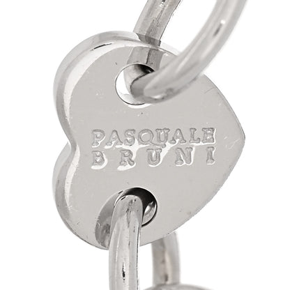 Pasquale Bruni 18K White Gold Diamond Blue Sapphire 5 Charm Bracelet 3 of 3