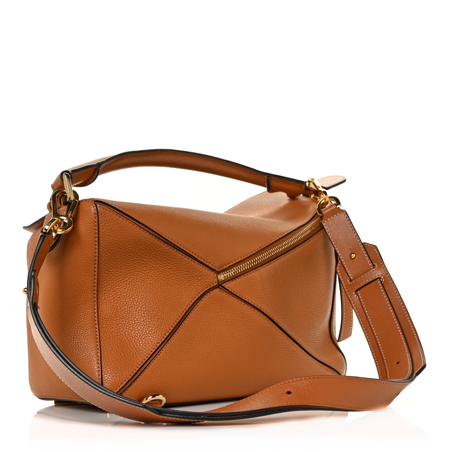Loewe Calfskin Medium Puzzle Bag Light Caramel 3 of 8
