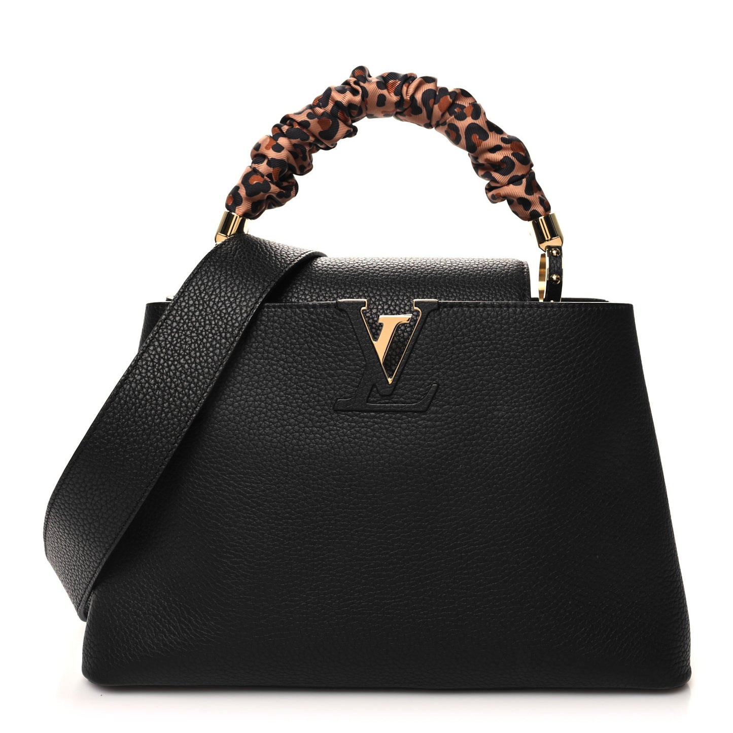Taurillon Scrunchie Capucines BB Black