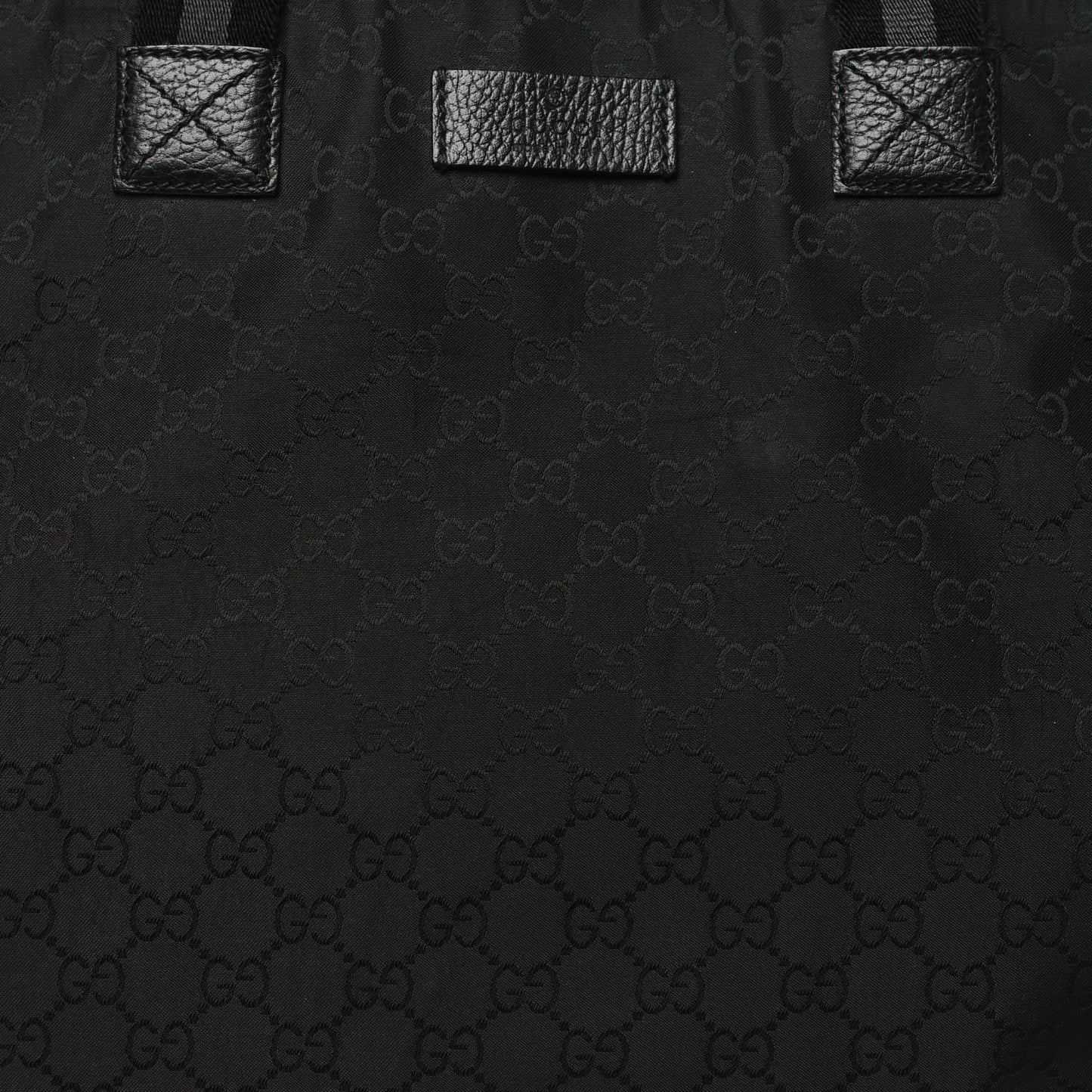 Nylon Monogram Tote Black