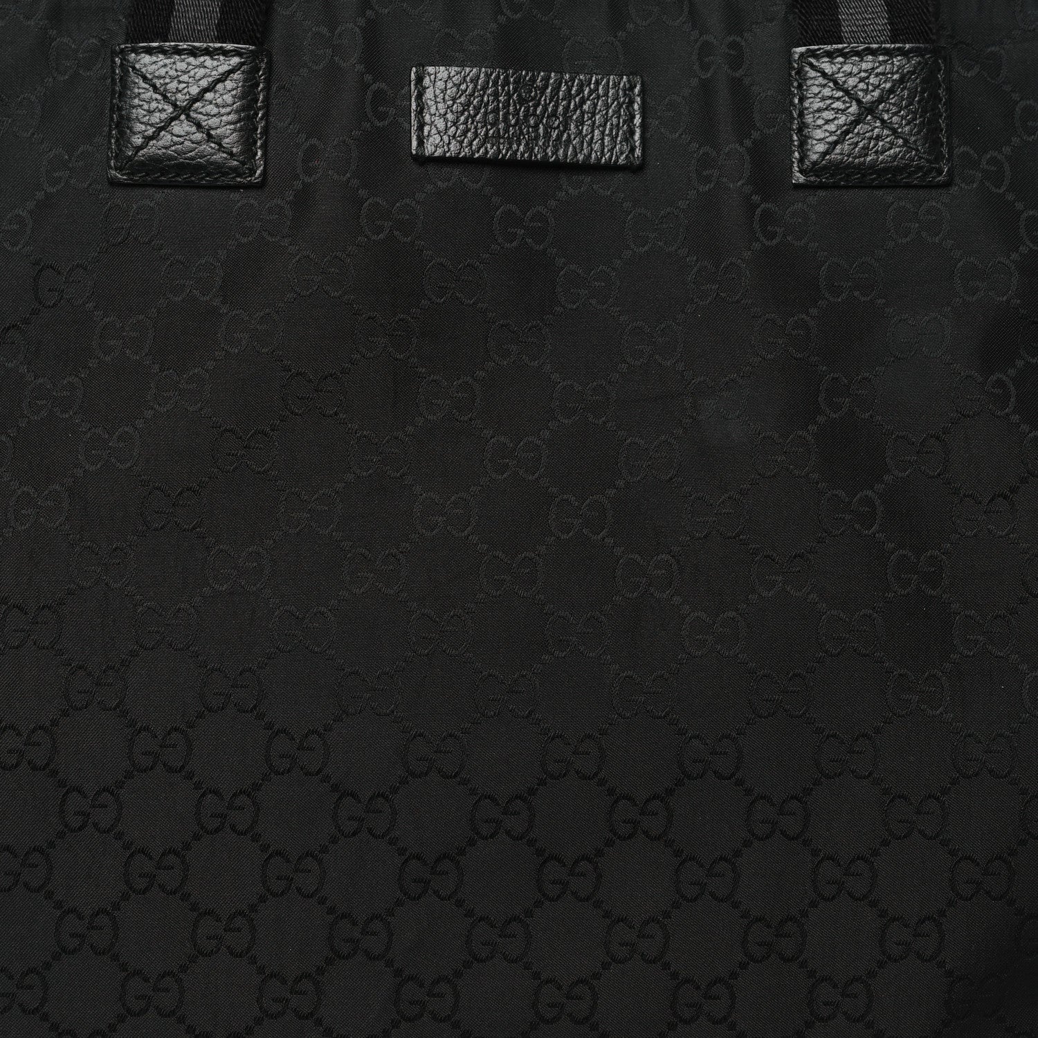 Gucci Nylon Monogram Tote Black 8 of 11