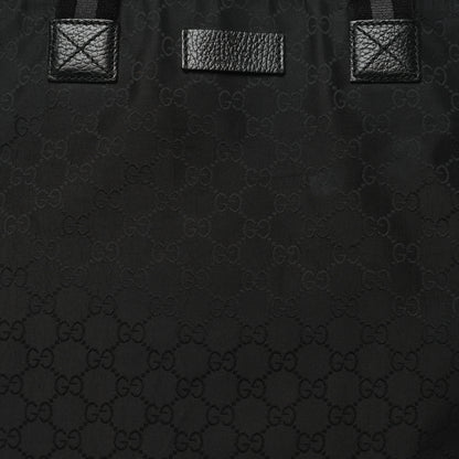 Gucci Nylon Monogram Tote Black 8 of 11