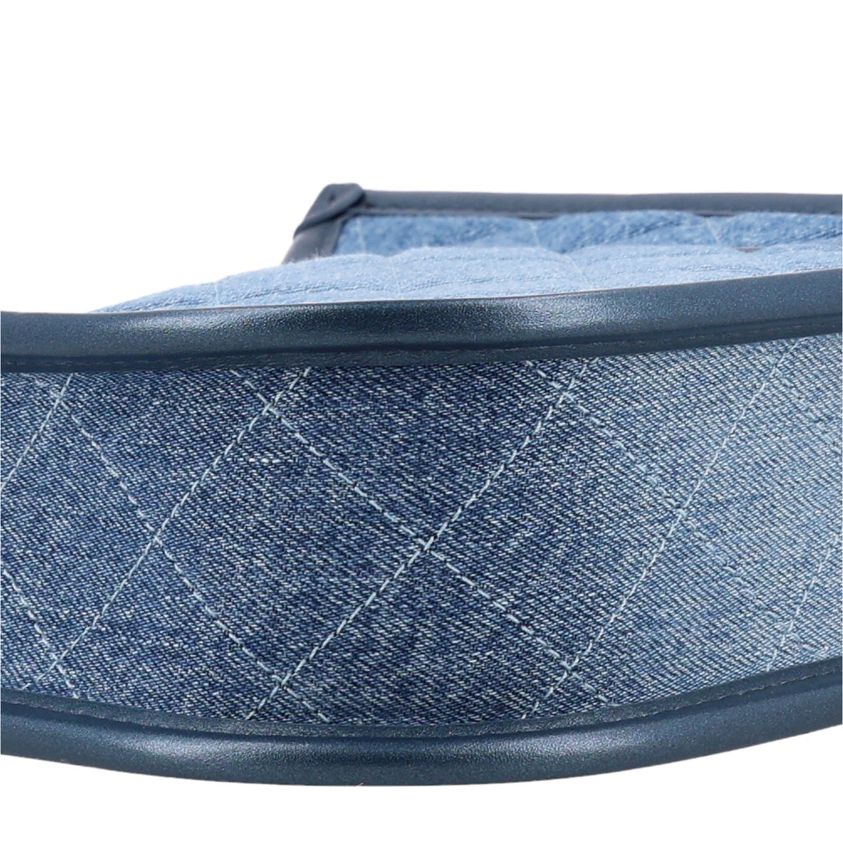 Chanel Washed Denim Quilted Small Hobo Blue 9 of 10