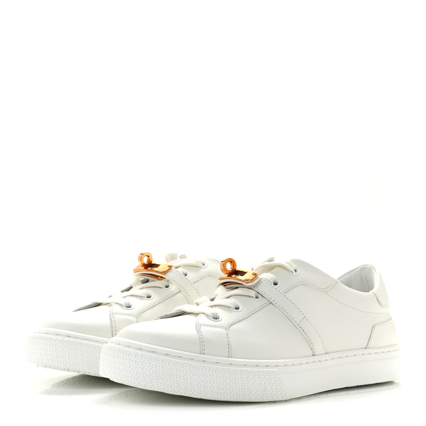 Calfskin Day Sneakers 37.5 White