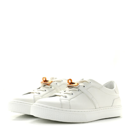 Hermes Calfskin Day Sneakers 37.5 White 4 of 11