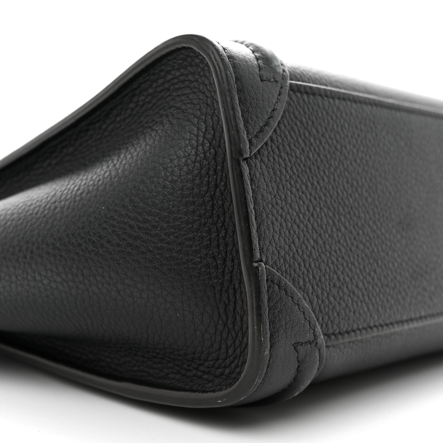 Celine Drummed Calfskin Nano Luggage Black 8 of 19