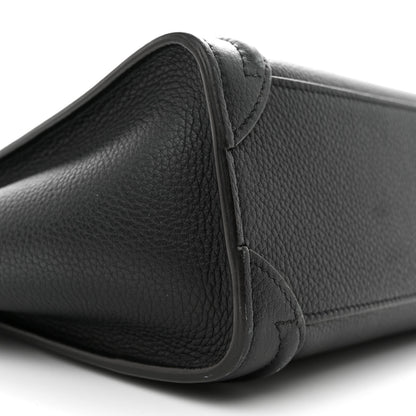 Celine Drummed Calfskin Nano Luggage Black 8 of 19