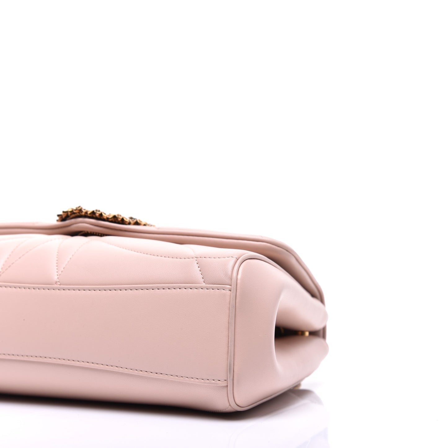 Nappa Quilted Large Devotion Bag Pale Pink