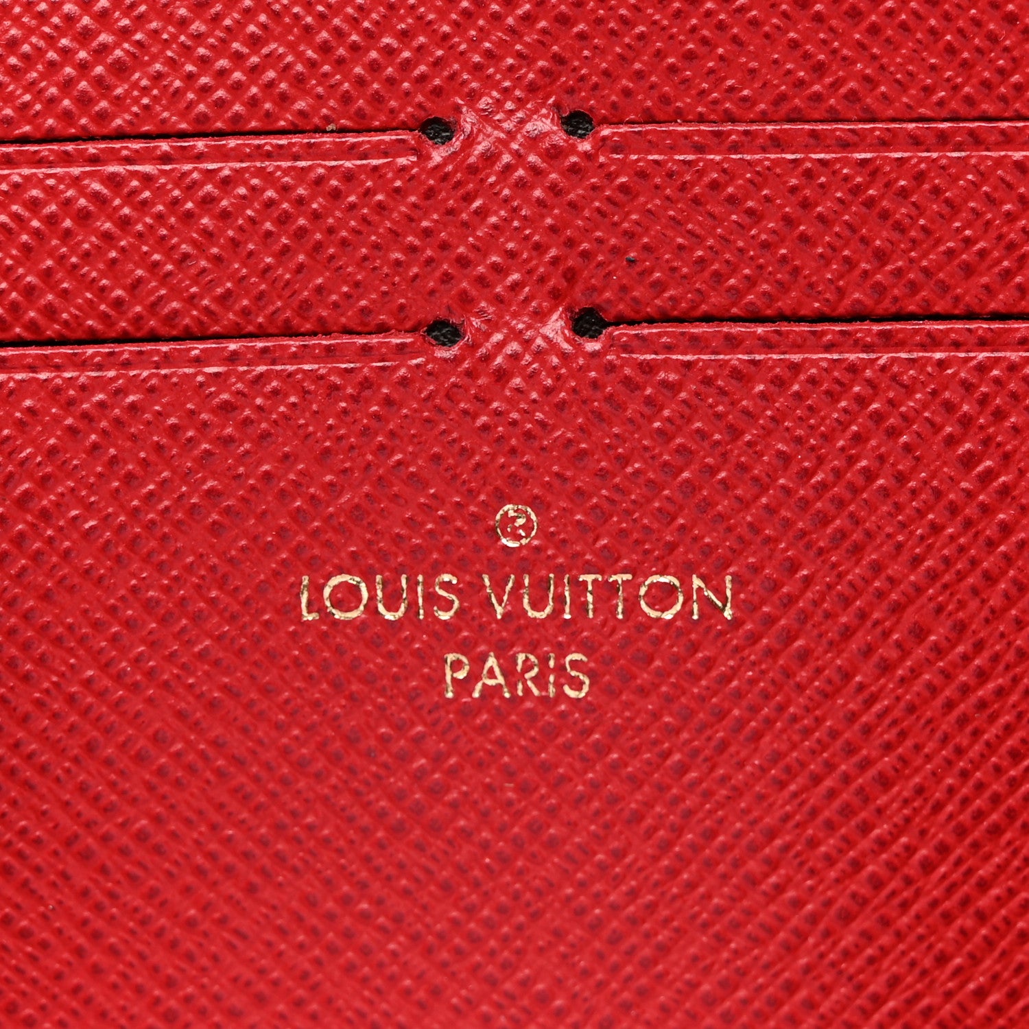 Louis Vuitton LOUIS VUITTON Damier Ebene Clemence Wallet Cherry 6 of 8