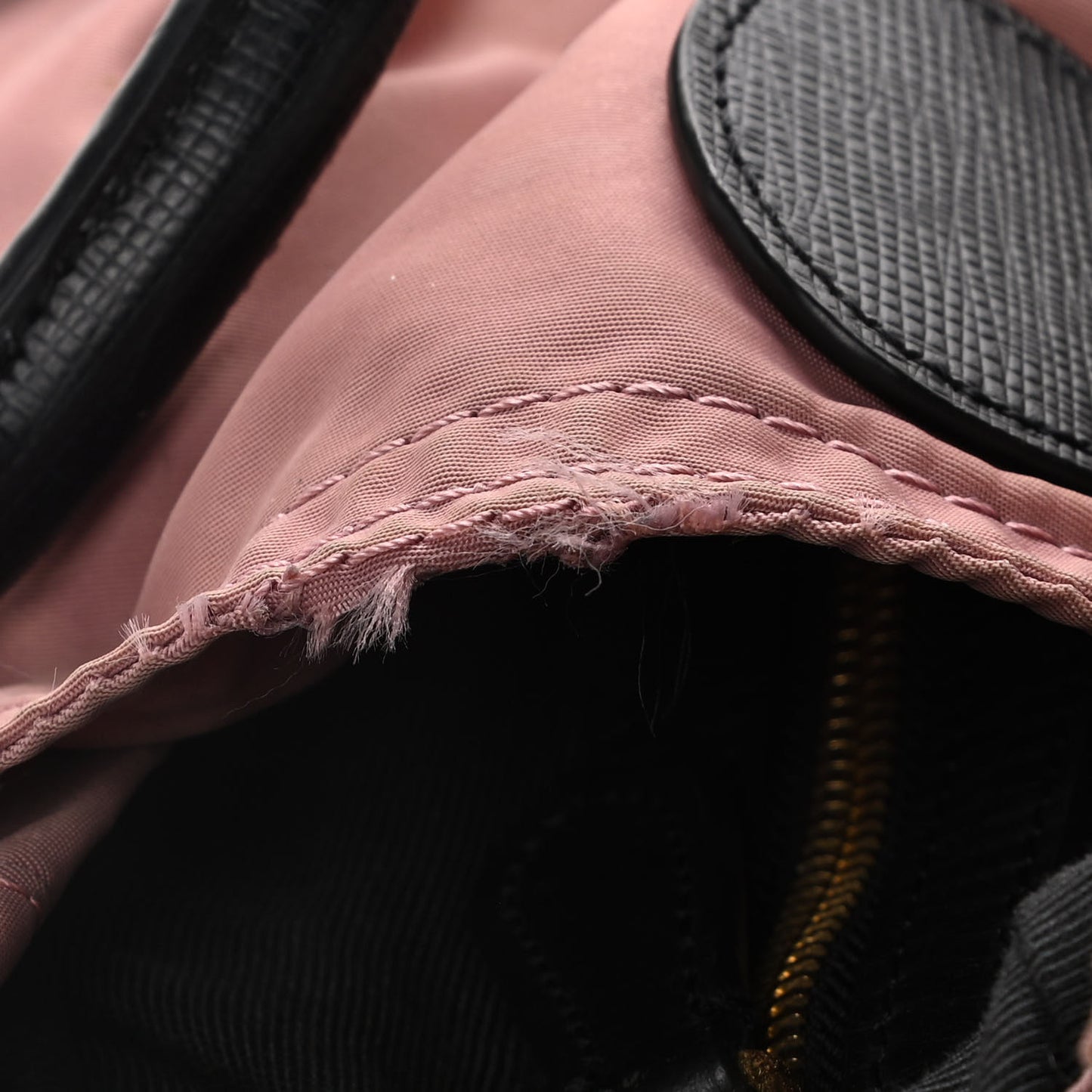 Nylon Medium Rucksack Backpack Mauve Pink