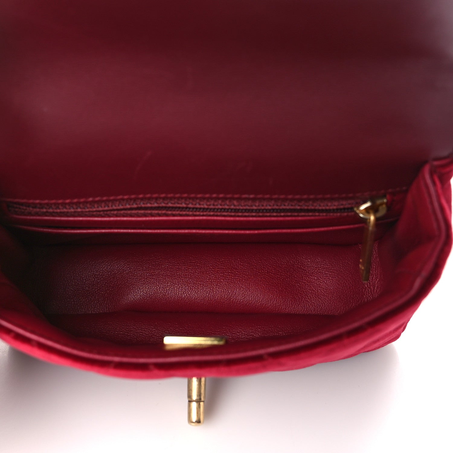 Chanel Velvet Enamel Mini Flap Red 5 of 9