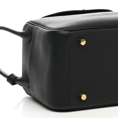Hermes Taurillon Clemence Lindy 26 Black 8 of 10