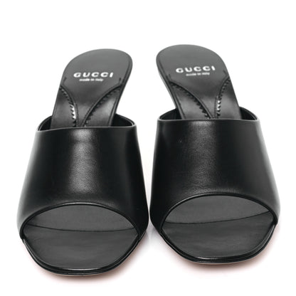 Gucci Malaga Kid Interlocking G Sandals 39 Black 2 of 9