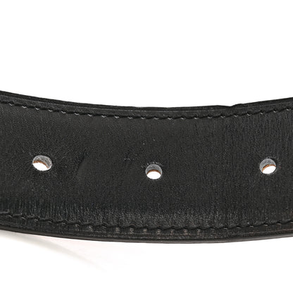 Hermes Togo Box 32mm Striee H Belt 105 42 Gold Black 6 of 7