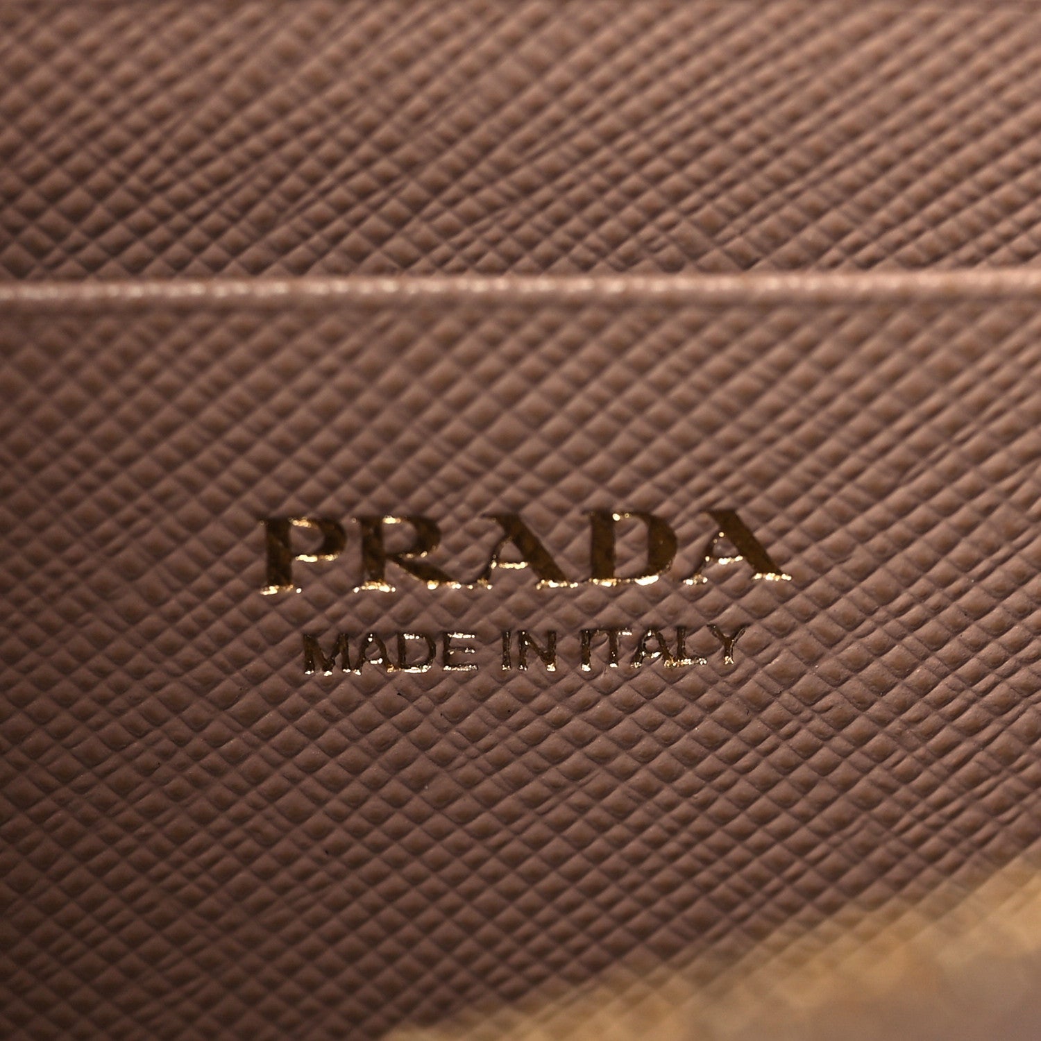 Prada Saffiano Lux Mini Double Zip Chain Crossbody Bag Cammeo 7 of 10