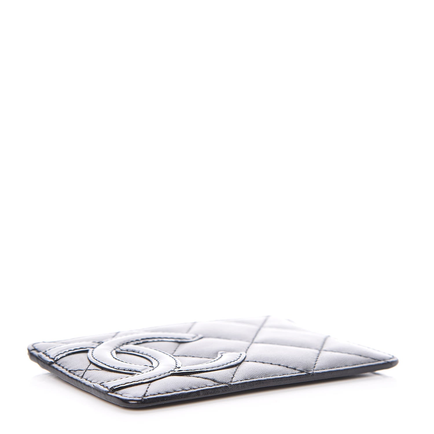 Chanel Calfskin Quilted Cambon Card Holder Black 4 of 7