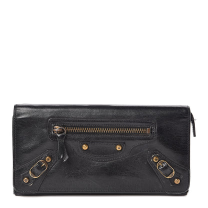 Balenciaga Chevre Classic Hardware Classic Hardware Money Wallet Black 1 of 10