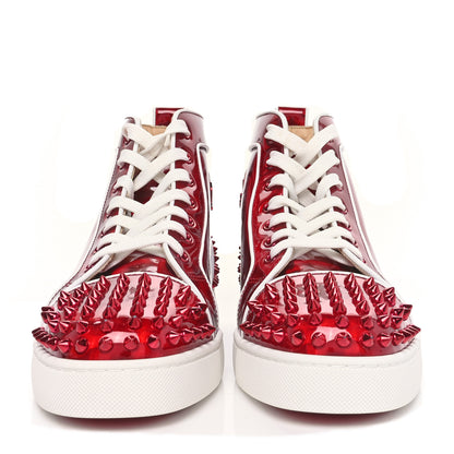 Christian Louboutin Patent Mens Louis Orlato Flat Sneakers 41.5 Red 3 of 11