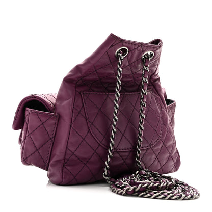 Chanel Calfskin Mini Backpack Is Back Plum 2 of 9
