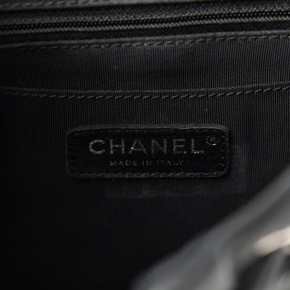 Chanel Calfskin Chevron Quilted Small Urban Spirit Backpack Black 6 of 10