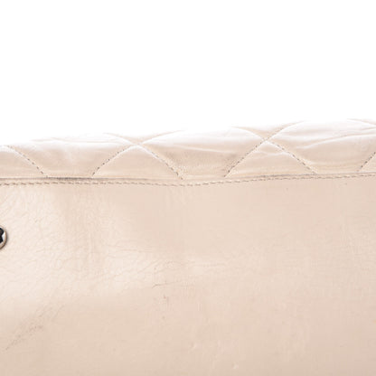 Chanel Lambskin Quilted East West Tote Beige 12 of 20