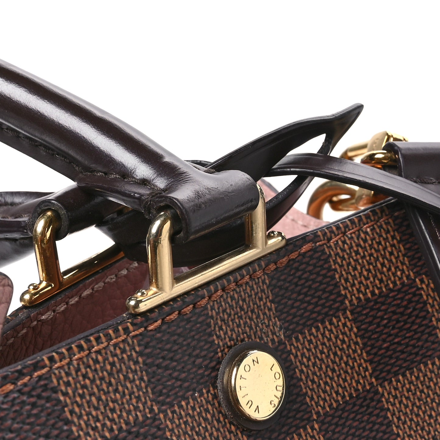 Damier Ebene Cuir Taurillon Brittany Magnolia