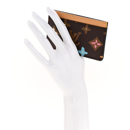 Louis Vuitton Monogram Craggy Card Holder Chocolate 2 of 7