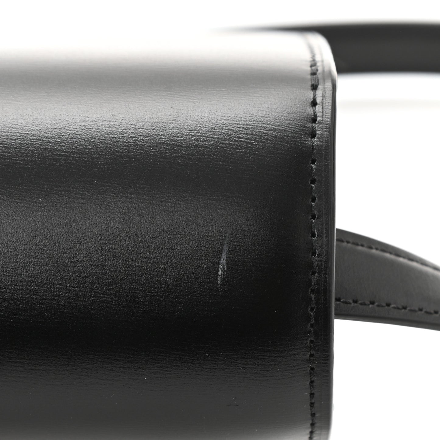 Box Calfskin Teen Classic Box Flap Bag Black