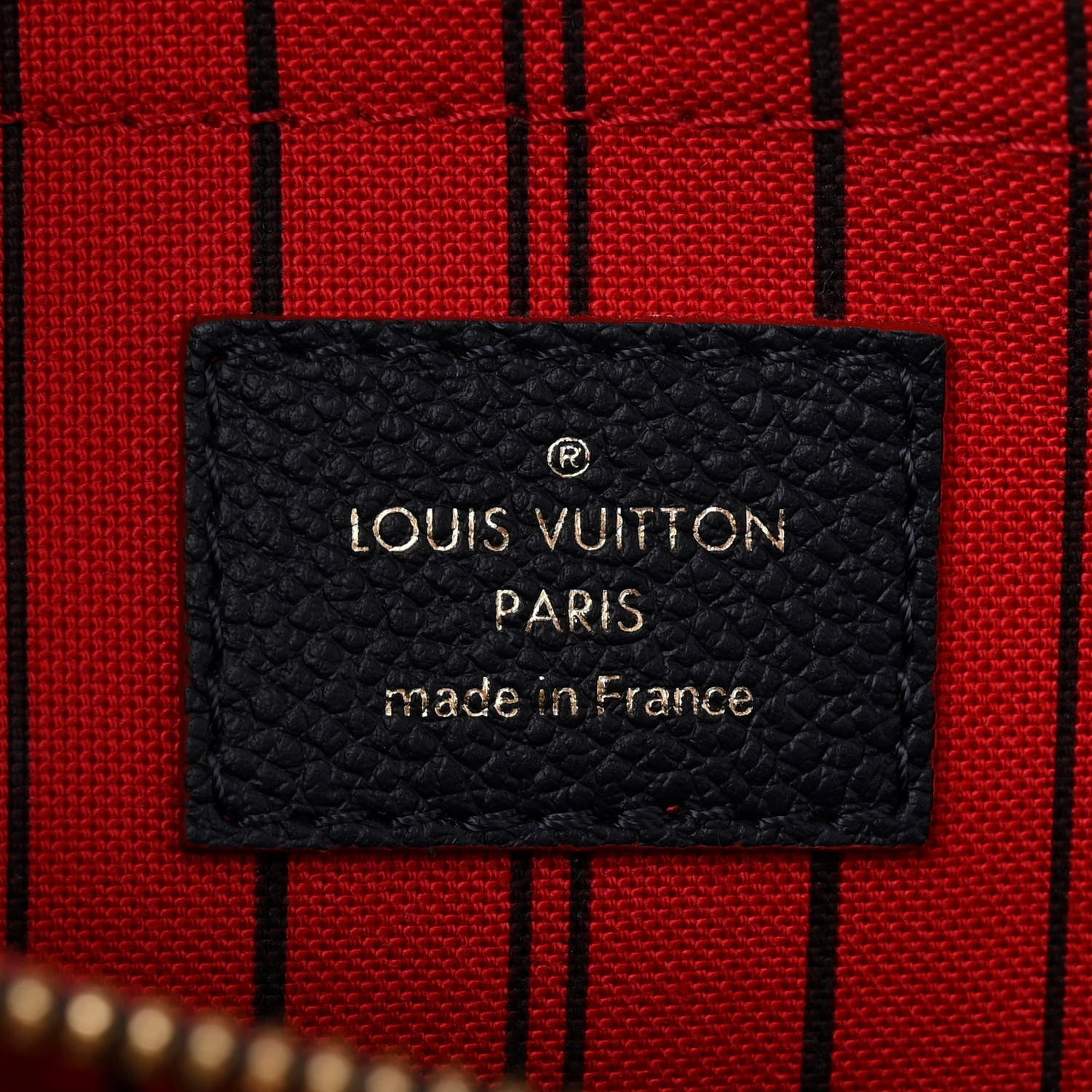 Louis Vuitton Empreinte Montaigne MM Marine Rouge 6 of 10