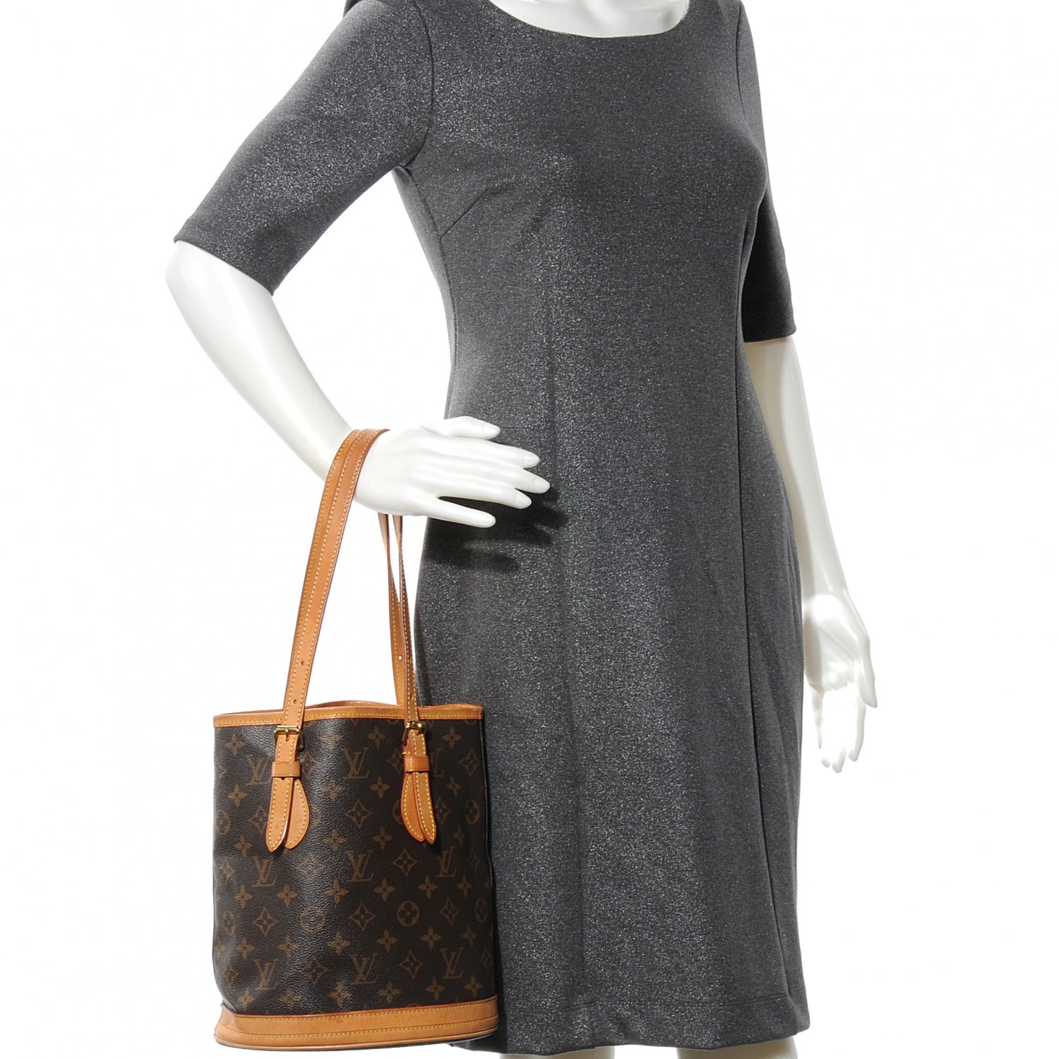 Louis Vuitton Monogram Petit Bucket 23 2 of 7