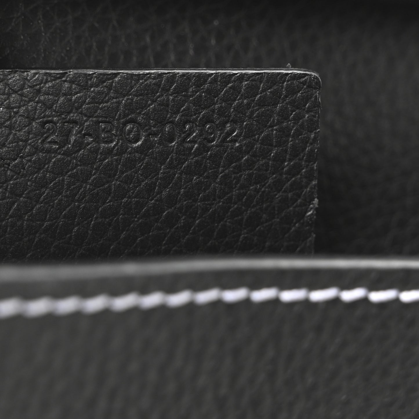 Grained Calfskin Mini Gallop Sling Bag Black