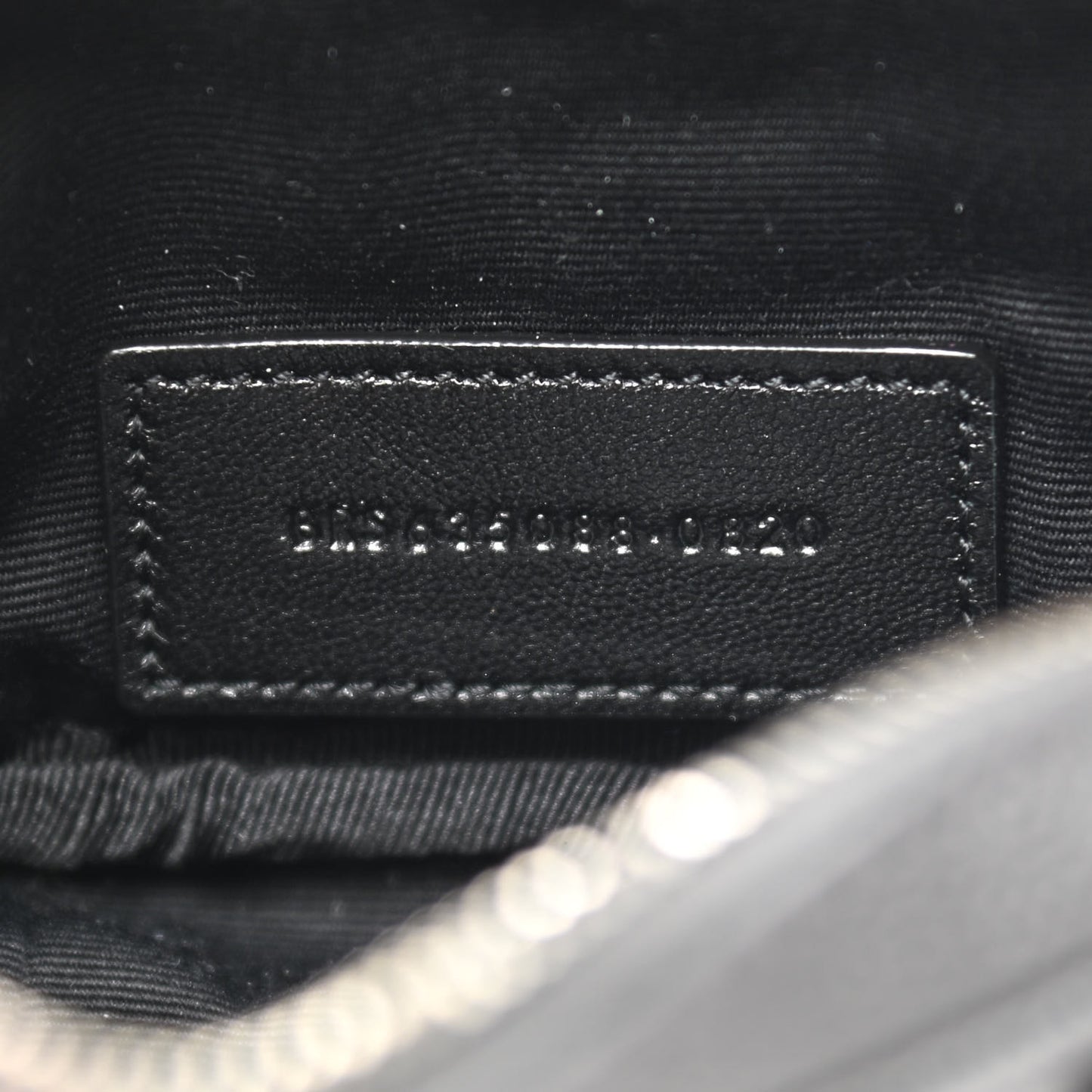Grain De Poudre Matelasse Monogram Baby Lou Camera Bag Dark Smog