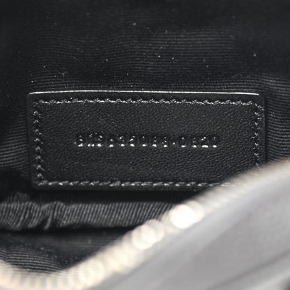 Saint Laurent Grain De Poudre Matelasse Monogram Baby Lou Camera Bag Dark Smog 7 of 8