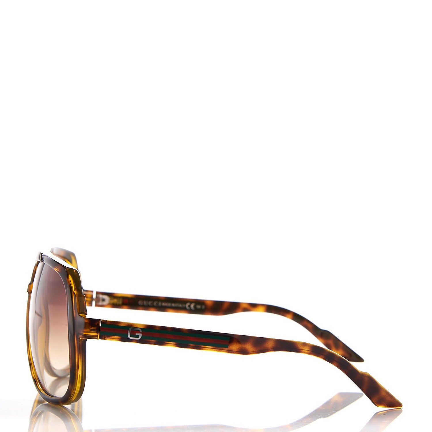 Gucci Acetate Aviator Sunglasses GG 1622/S Tortoise 3 of 8