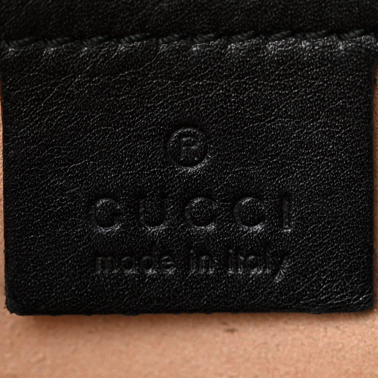 Gucci Calfskin Matelasse Small GG Marmont Shoulder Bag Black 6 of 12
