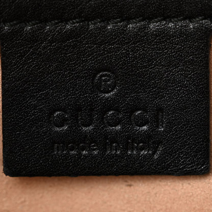 Gucci Calfskin Matelasse Small GG Marmont Shoulder Bag Black 6 of 12