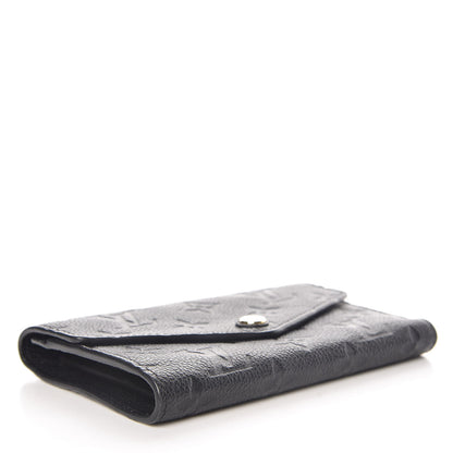 Louis Vuitton Empreinte Compact Curieuse Wallet Black 4 of 9