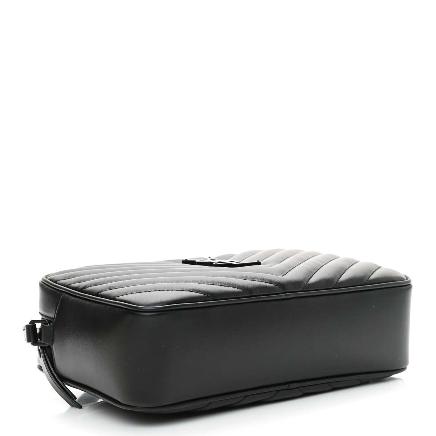 Calfskin Matelasse Monogram Monochrome Lou Camera Bag Black