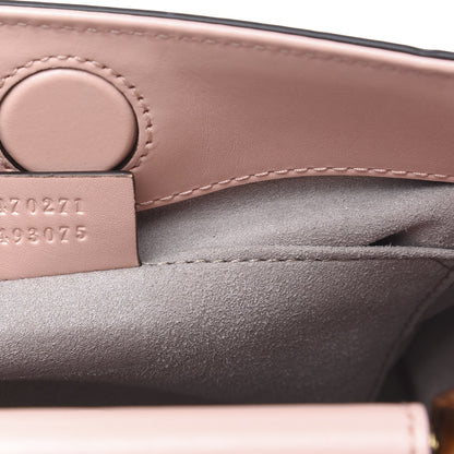 Gucci Nappa Bamboo Web Mini Nymphaea Top Handle Bag Perfect Pink Mystic White 8 of 13